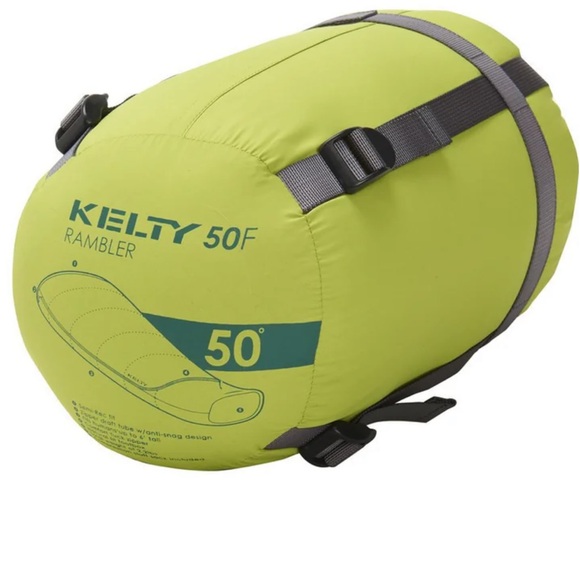Kelty Rambler 50 Degree Sleeping Bag -Green Apple NEW IN PACKAGE - Picture 3 of 5